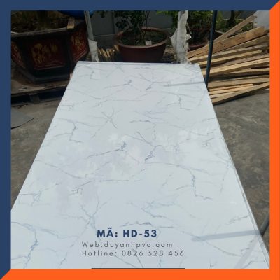 Tấm ốp tường PVC vân đá HD53