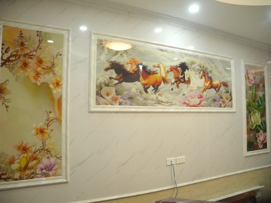 nhựa ốp tường tại nhà chị Xuân huyện Hoằng Hóa