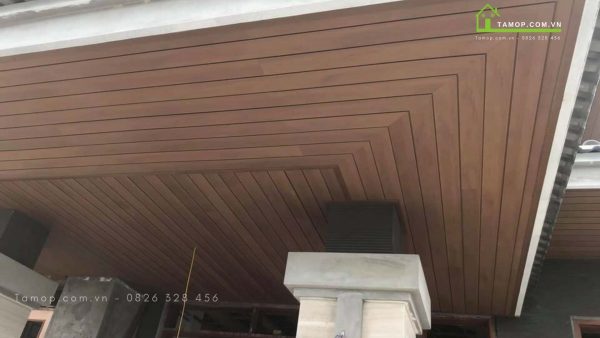Thi công Tấm nhựa ốp tường ngoài trời