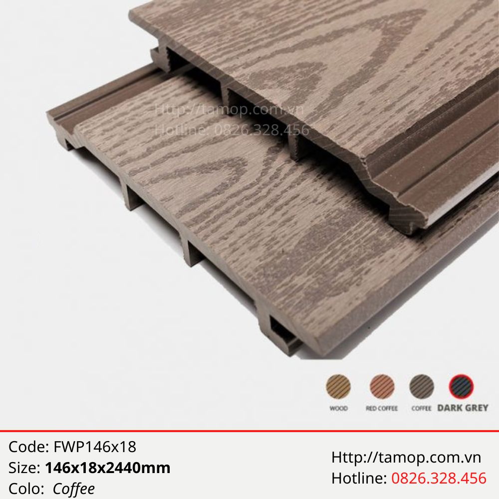 Gỗ Nhựa Ốp Tường, Trần TPWood Gỗ Nhựa Ốp Tường, Trần TPWood