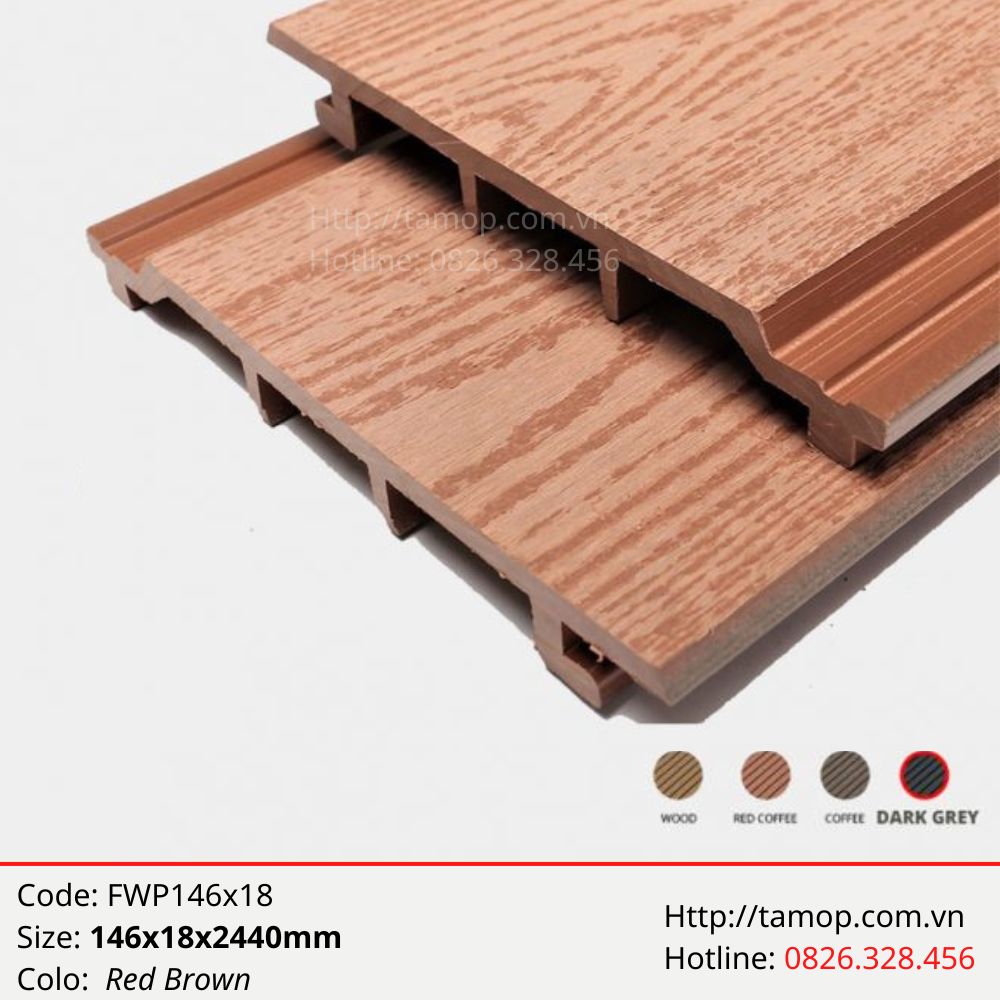 Gỗ Nhựa Ốp Tường, Trần TPWood (3) Ốp tường gỗ nhựa ngoài trời