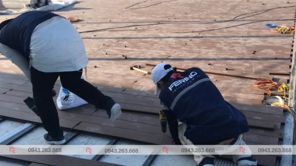 3 - Thi Công Sàn Gỗ Nhựa Ngoài Trời