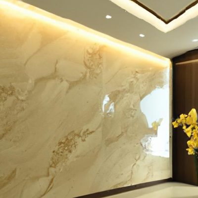 Cách ốp Tường Nhựa Vân đá