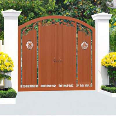 Gỗ Nhựa Làm Cổng