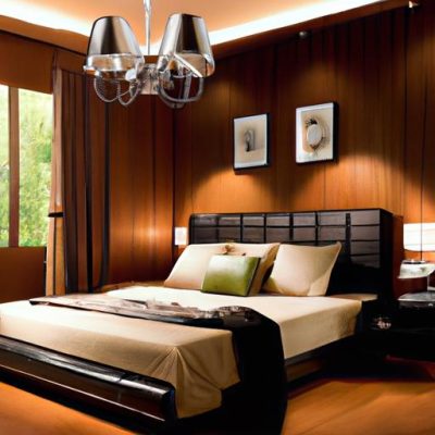 ốp Tường Nhựa Giả Gỗ Phòng Ngủ