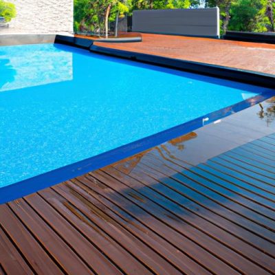 Sàn Nhựa Giả Gỗ Ngoài Trời Cho Hồ Bơi