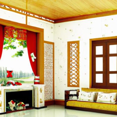 Thanh Lam Gỗ Nhựa Trang Trí Phòng Khách