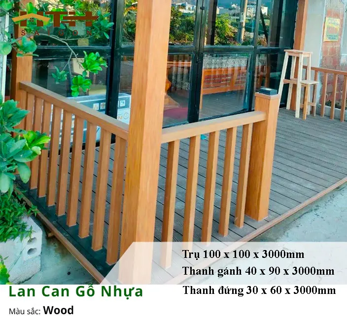 Lan Can Nhựa Giả Gỗ Giải Pháp Thẩm Mỹ và Bền Vững Cho Không Gian Ngoài Trời