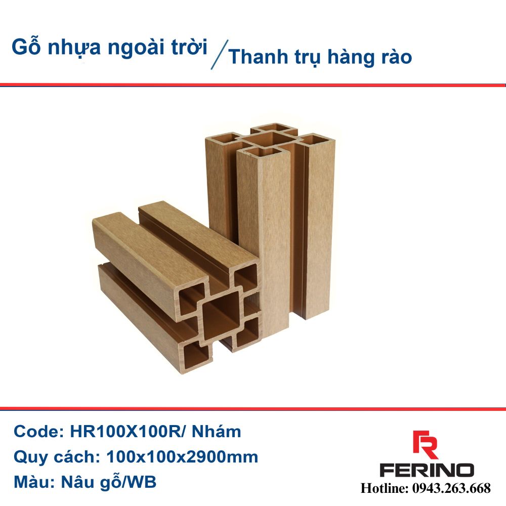 Thanh trụ hàng rào wood