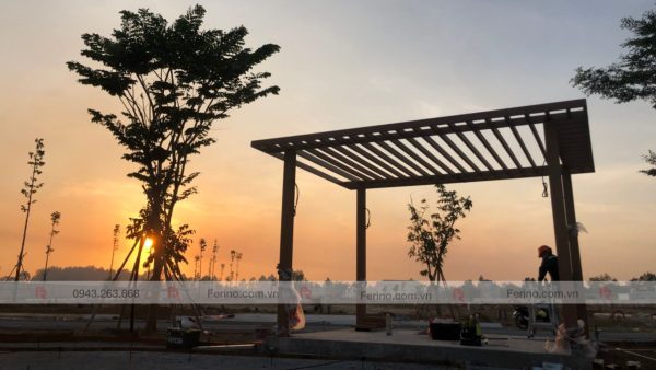 chòi sân vườn nhỏ hiện đại