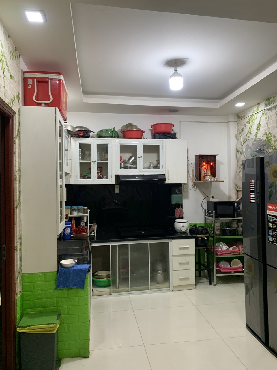 Hiện trạng phòng khách trước khi thi công tấm ốp NTA vân gỗ