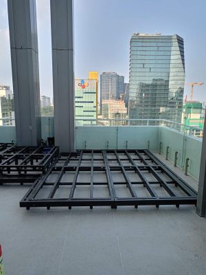 Lam gỗ nhựa chắn nắng