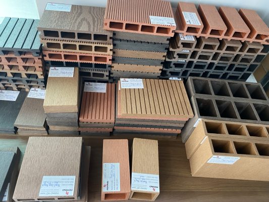 Mẫu thanh sàn gỗ nhựa WPC và các profile ngoài trời