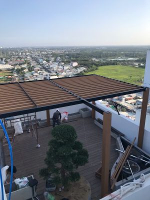 pergola sân thượng