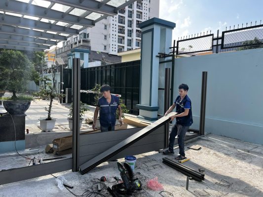 hàng rào gỗ nhựa HDCwood